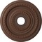 Ekena Millwork Cole PVC Medallion (Canopies up to 5 1/8"), 19"OD x 3 1/2"ID x 1"P, Universal Aged Metallic Rust CMP19CODRU - alternate 1